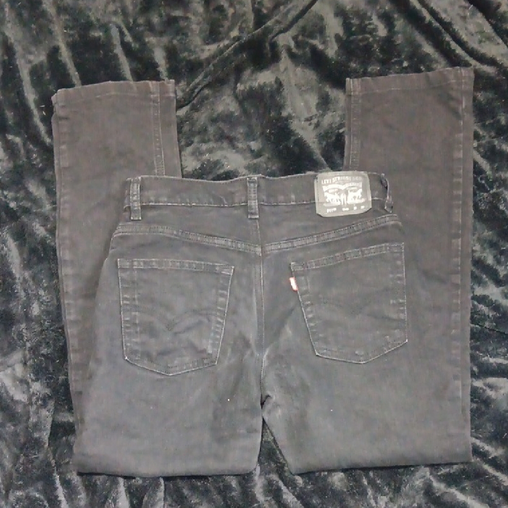 Levi's Black Men's Straight Leg Jeans